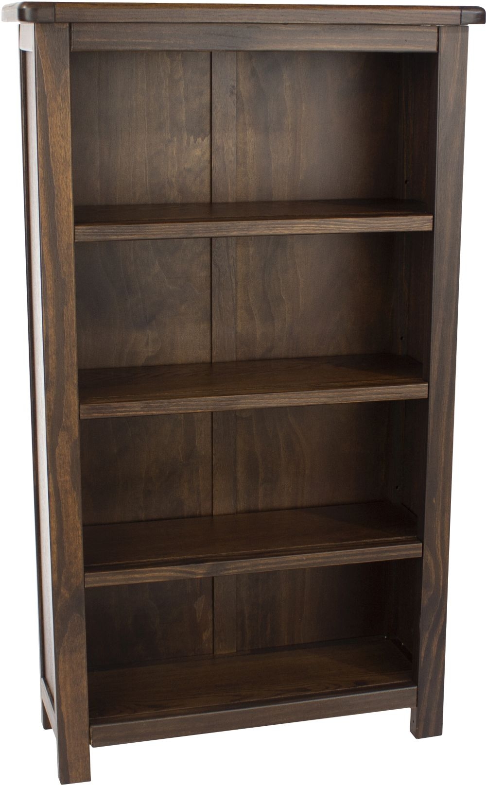 Product photograph of Bowke Dark Wood 3 Shelf Narrow Bookcase from Choice Furniture Superstore.